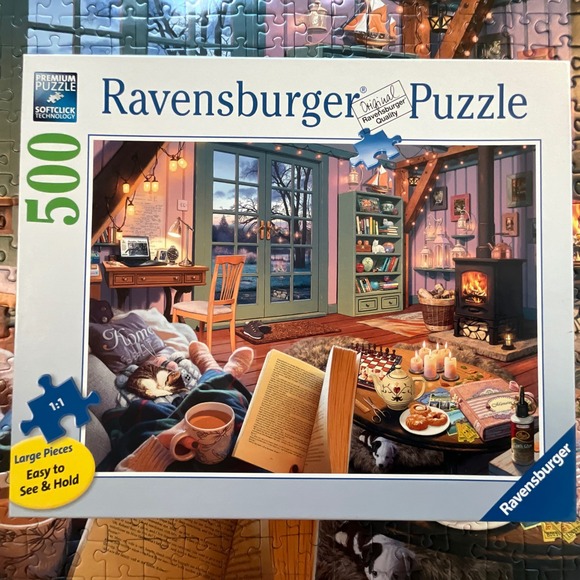 Ravensburger Other - Ravensburger Puzzle "Cozy Retreat" 500 Large Pcs